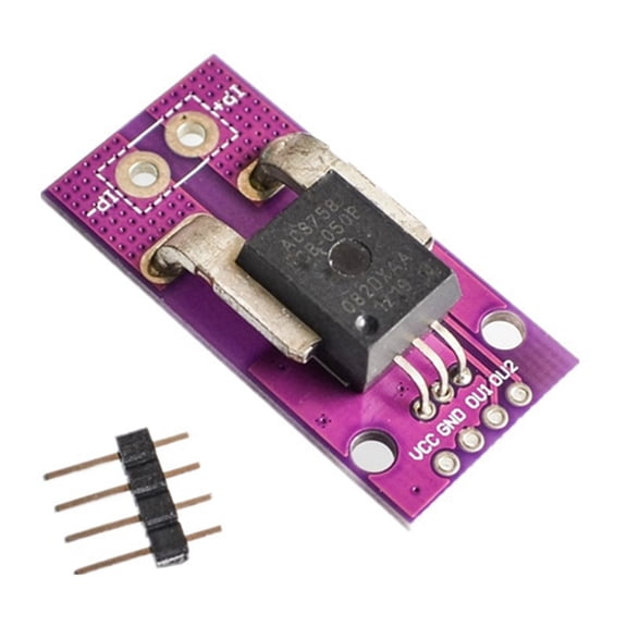 MCU-758 ACS758LCB-050B ACS758LCB-050B-PFF- 50A Hall Current Sensor Module Linear Current Sensor Module,1 x Hall Current Sensor Module,