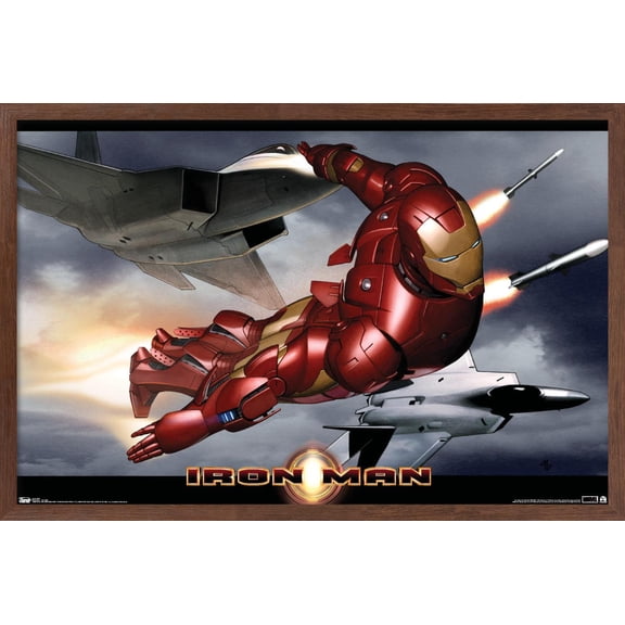 MCU - Iron Man - In Flight with Jets Poster