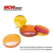 MCWlaser ZnSe CO2 Laser Focus Lens Dia:20mm FL:1" 1.5" 2" 2.5" 3" 4"