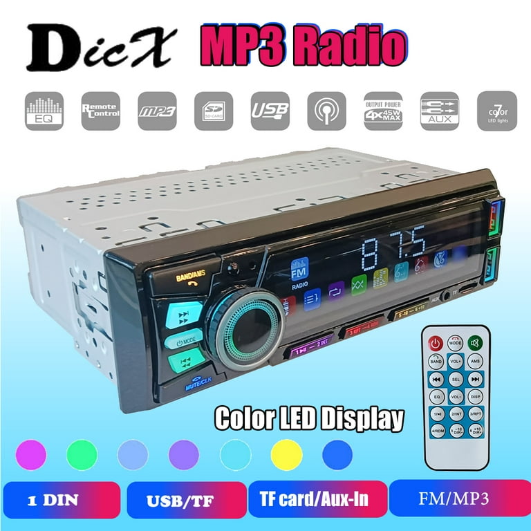 MCX 2900 LCD Single DIN Car Stereo with Stereo Music Unit
