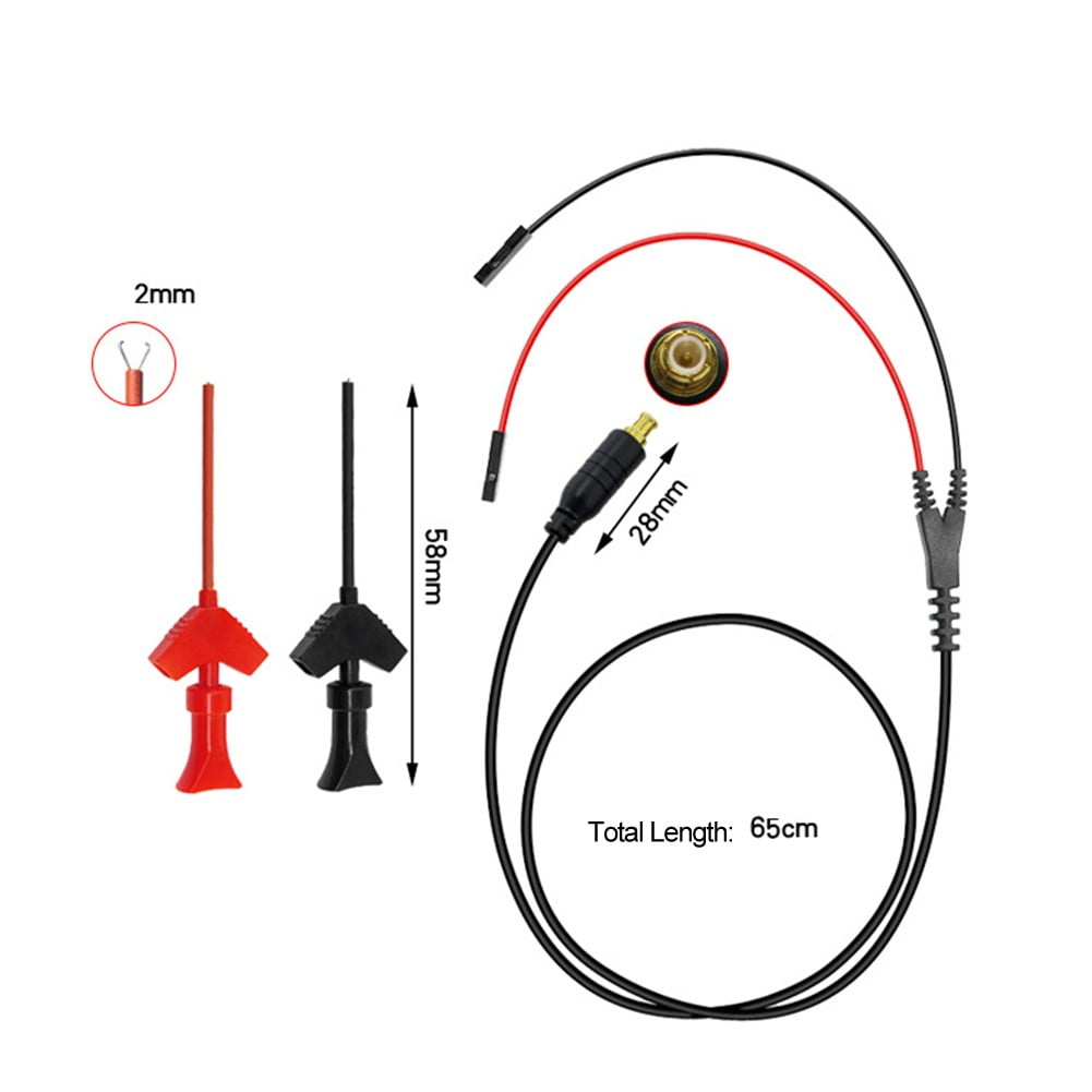 MCX Test Probe Hook Lead with Pocket Oscilloscope Test Probe Clip ...