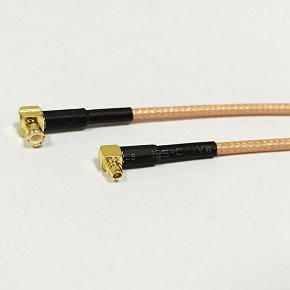 MCX male RA to MMCX male right angle pigtail cable RG316 6" 15cm wireless lead Good Quality Fast USA Shipping