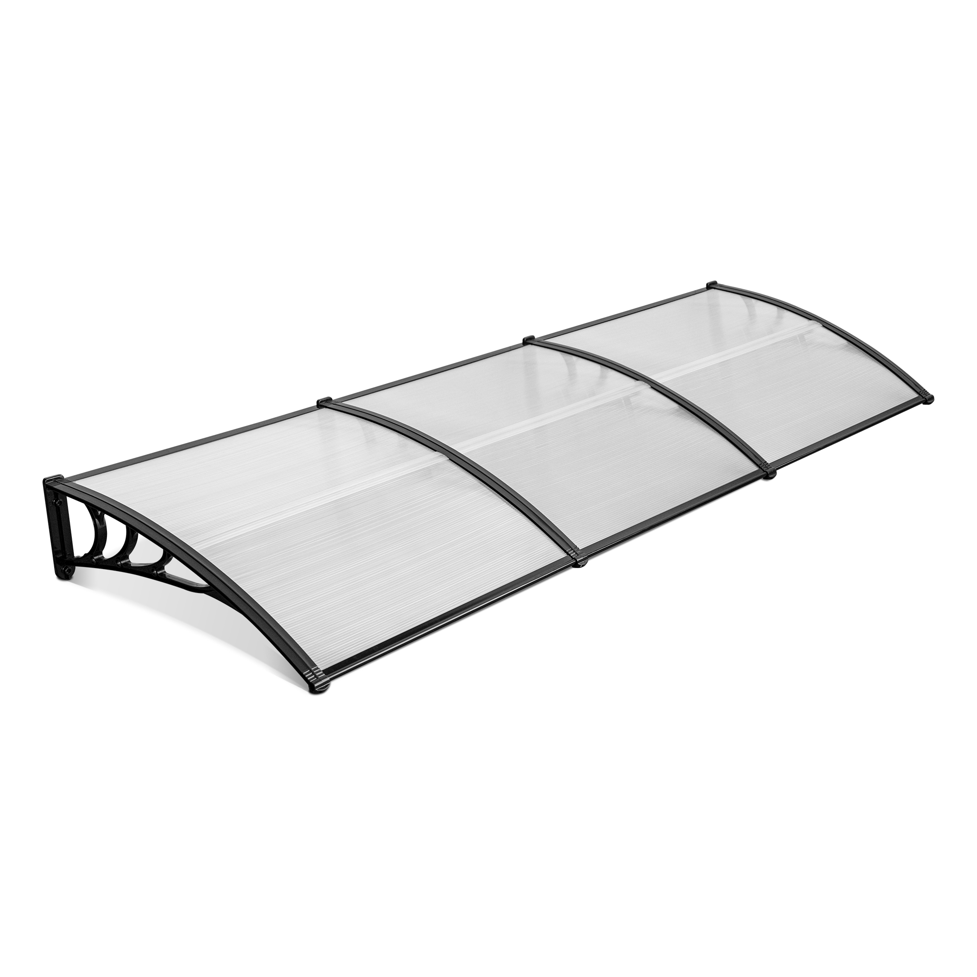 10 ft. W x 3.5 ft. D Window & Door Awning Polycarbonate Canopy