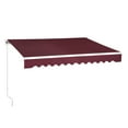 thumbnail image 1 of MCombo 12' x 10' Burgundy Manually Retractable Patio, 1 of 11
