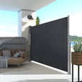 thumbnail image 1 of MCombo 138''x 78'' Aluminium Patio Retractable Side Awning, Fully Assembled Waterproof Sunshade Privacy Screen for Garden, Balcony and Pools, 4744, 1 of 14