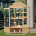 thumbnail image 1 of MCombo Cold Frame Greenhouse, 3 tier Wooden Greenhouse Cabinet with Adjustable Shelf, Garden Cold Frame Shed for Outdoor Indoor Use, 0847, 1 of 7