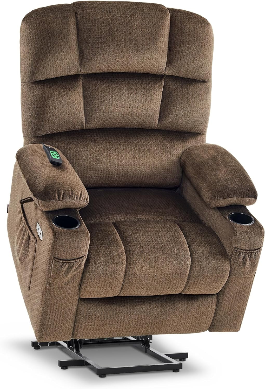 MCombo Dual Motor Large Power Lift Recliner Chair with Massage and Heat ...