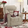 thumbnail image 1 of MCombo Dual Motor Power Lift Recliner Chair with Massage and Dual Heating for Senior, Fabric 7888 (Beige, Medium), 1 of 11