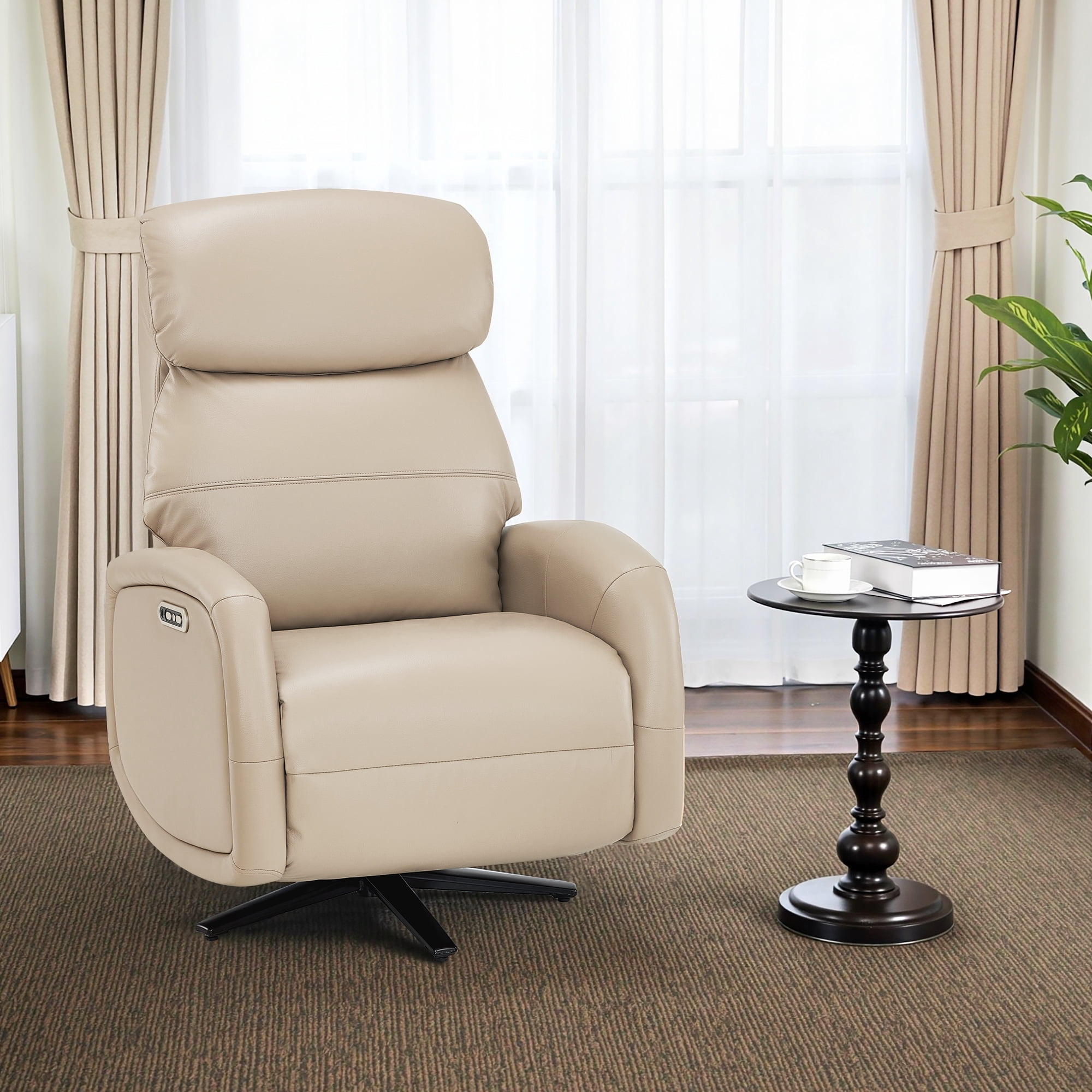 MCombo Dual Motor Power Swivel Recliner Lounge Chair for Living Room & Bedroom