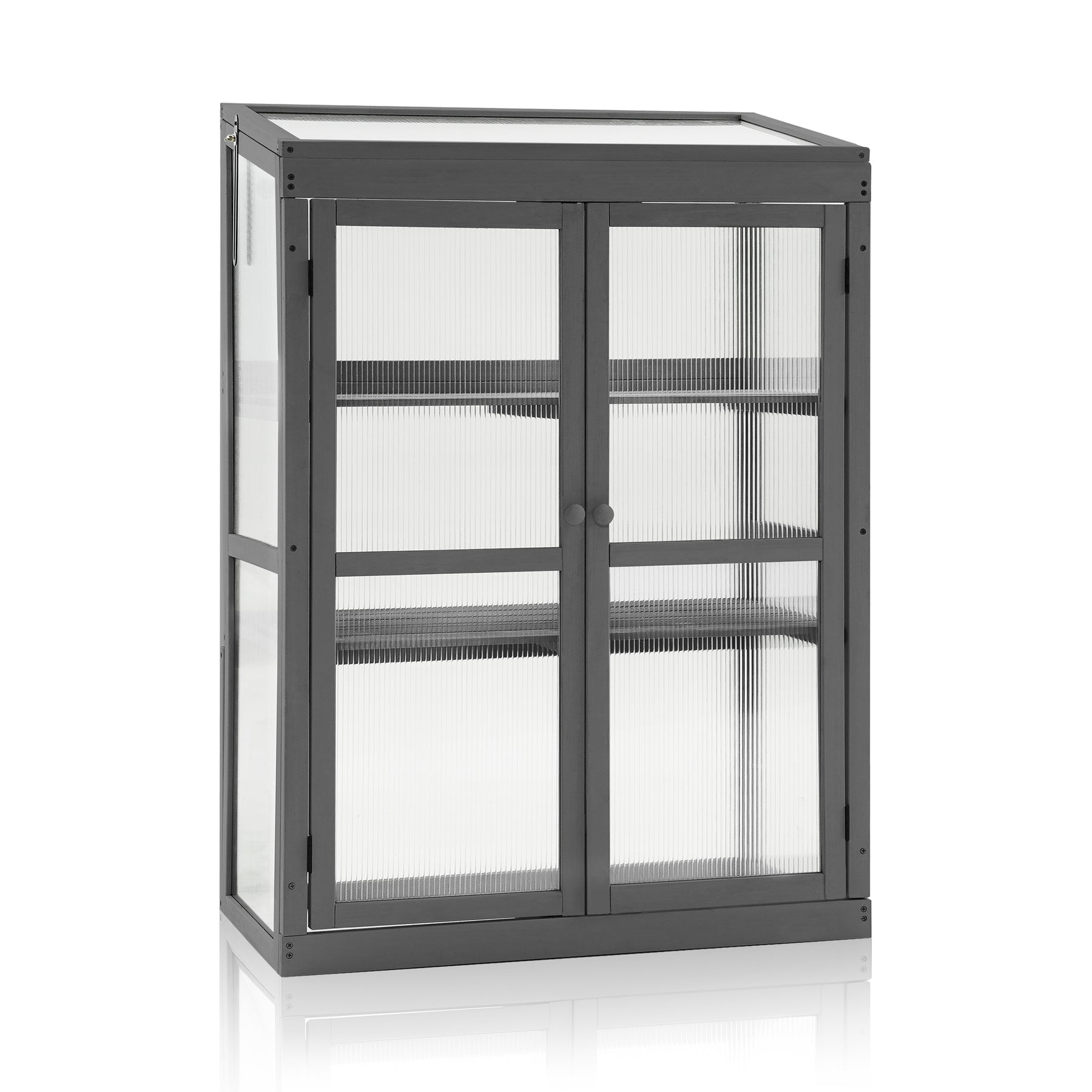 Greenhouse Wooden Cold Frame Greenhouse, Garden Portable Mini