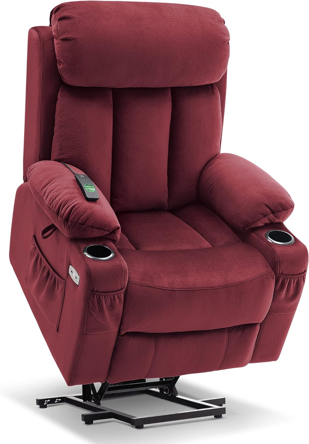 Large Electric Power Lift Recliner Chair with Extended Footrest