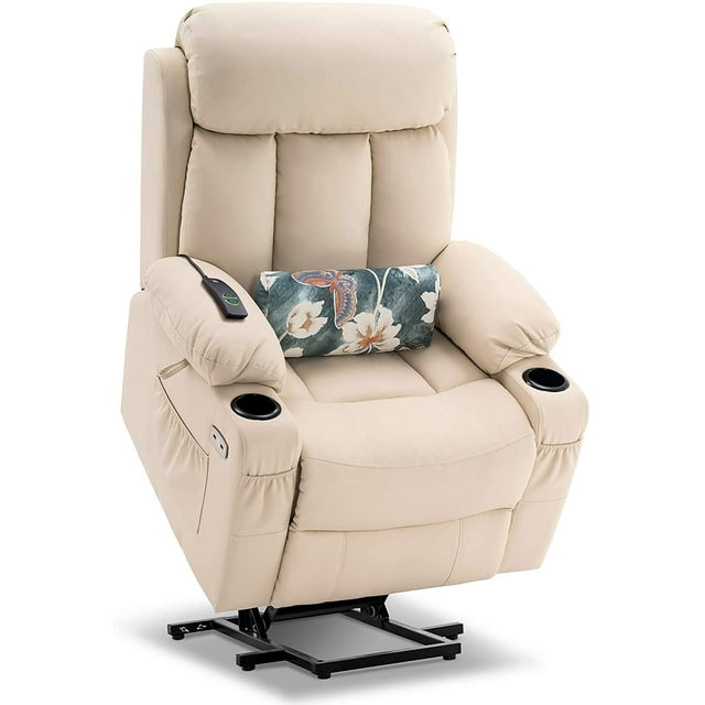 Large Electric Power Lift Recliner Chair with Extended Footrest