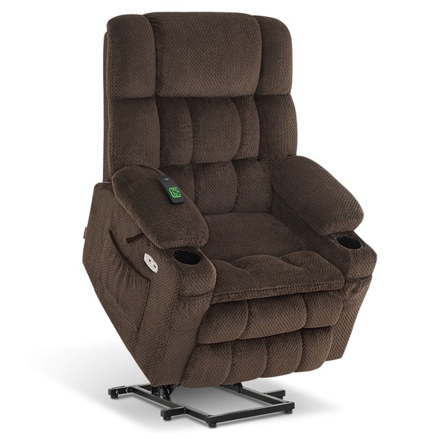 MCombo Large Lay Flat Dual Motor Power Lift Recliner for Big and Tall ...