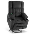 thumbnail image 1 of MCombo Large Lay Flat Dual Motor Power Lift Recliner for Big and Tall Elderly, Fabric(Dark Grey), 1 of 9