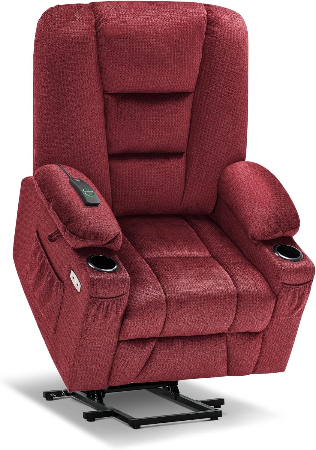 MCombo Large Power Lift Recliner Chair Sofa with Massage and Heat for ...