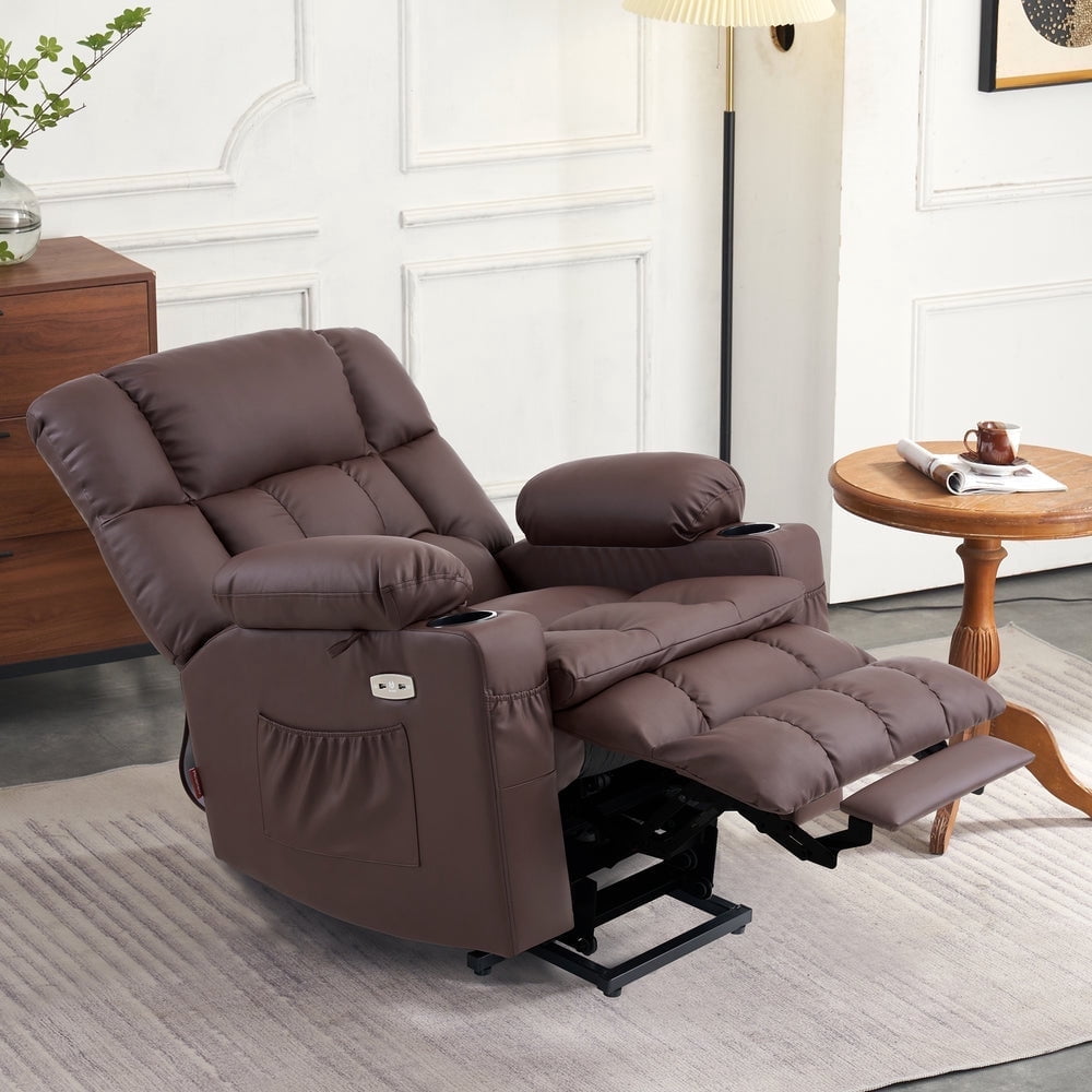 MCombo Power Lift Recliner Chair - Dual Motor, Adjustable Headrest, Infinite Positions, Fabric - View #8