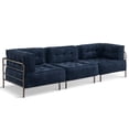 thumbnail image 1 of MCombo Modular Sofa Couch with Removable Cushion, 3 Seaters Accent Sofa Chair for Living Room, Apartment, Office 4663+4644 (Blue), 1 of 9