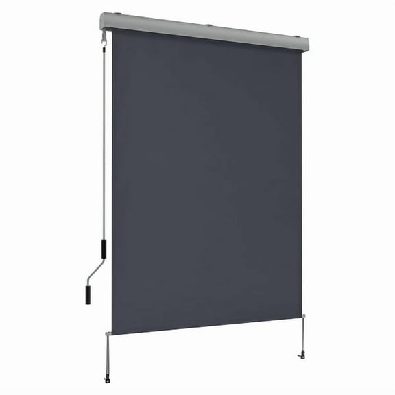 MCombo Outdoor 3.9' x 8.2' 280g/m² Polyester + PU Coating Fabric, RV Awnings, Adjustable, Gray 4209