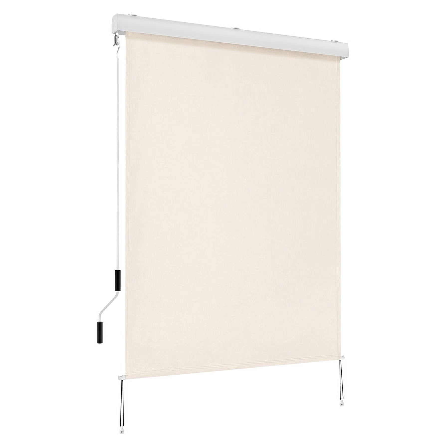 MCombo Outdoor Drop down Awning 4.6x8ft, Patio Roller Shades ...
