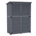 thumbnail image 1 of MCombo Outdoor Wood Storage Cabinet, Garden Tool Shed 1900, 1 of 7