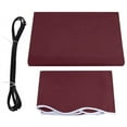 thumbnail image 1 of MCombo Patio Awning 13x8 Feet Fabric Replacement Sunshade Canopy for Retractable Awnings(Burgundy), 1 of 7