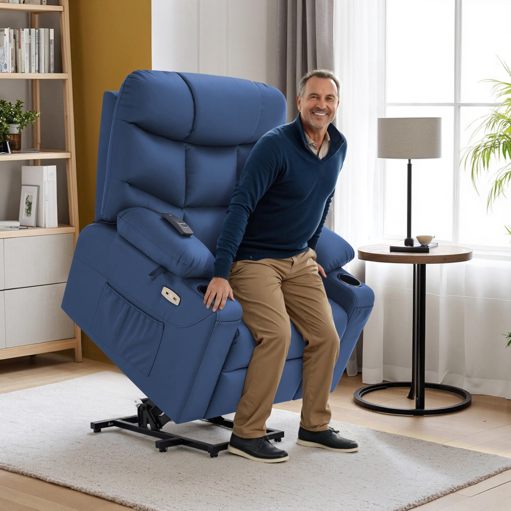 MCombo Power Lift Recliner with Extended Footrest for Elderly - Walmart.com