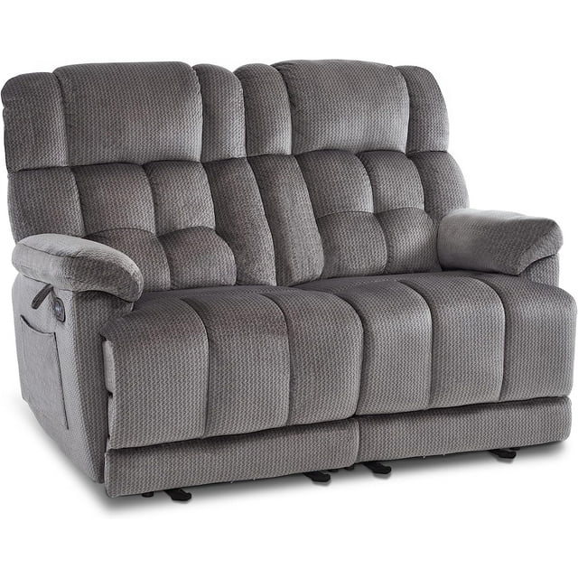 Power Loveseat Recliner, Electric Reclining Loveseat Sofa with