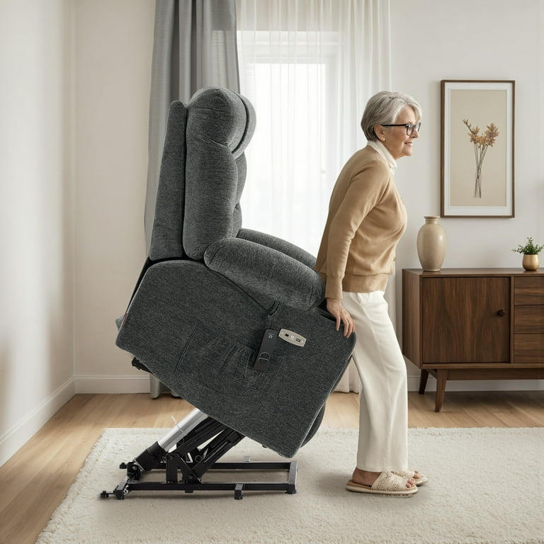 Furniture Small Power Recliners For Elderly MCombo Small Power