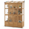 thumbnail image 1 of MCombo Wood Walk-In Outdoor Greenhouse, 57.9" x 28.5" x 73.4", 1 of 9