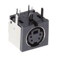 thumbnail image 1 of MD-40SM Connector Female Mini DIN 4 Position SLDR, 1 of 1