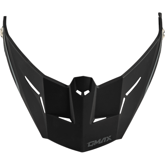 MD-74 VISOR W/SCREWS SPECTRE MATTE BLACK/RED