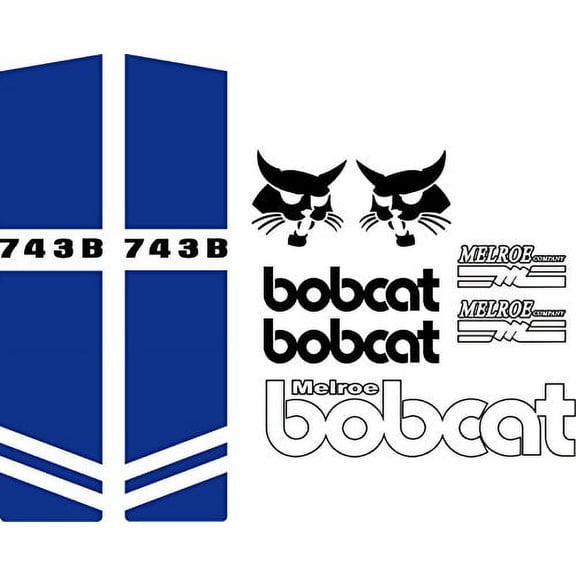MD 743B Style C Decal Sticker kit fits Bobcat