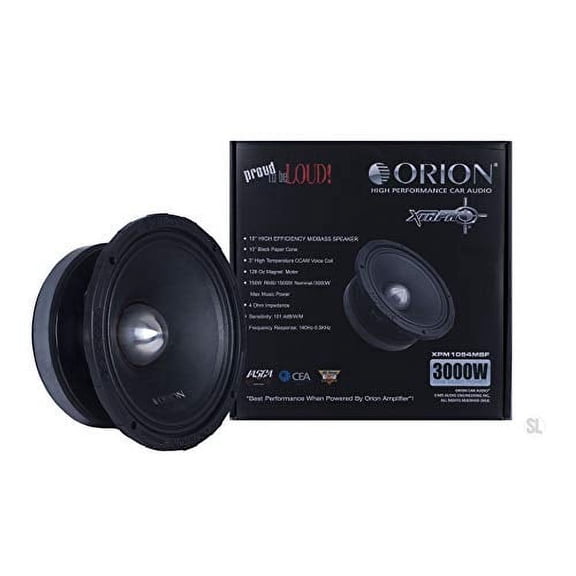 MD Audio Enginering XPM1054MBF 4 Ohm Ultra high Performance Midrange Car Speaker