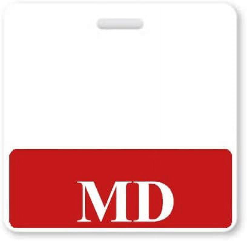 MD Badge Buddy Heavy Duty Horizontal Badge Buddies for Medical