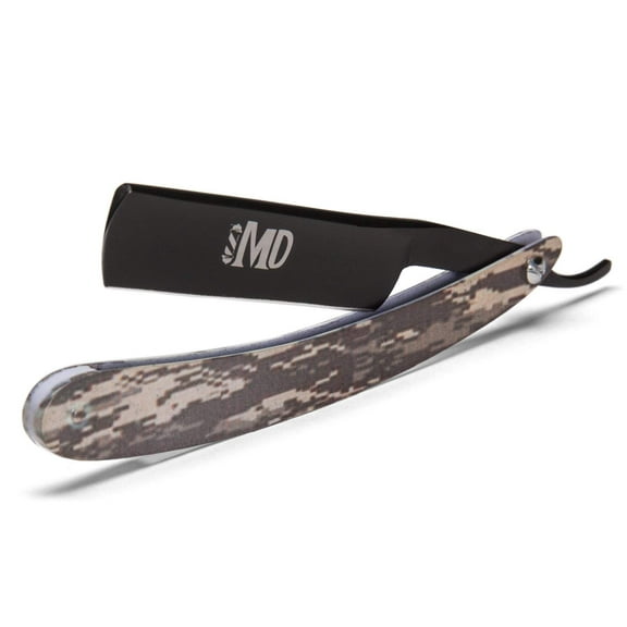 MD® Camo Shave Ready Straight Razor (Black)