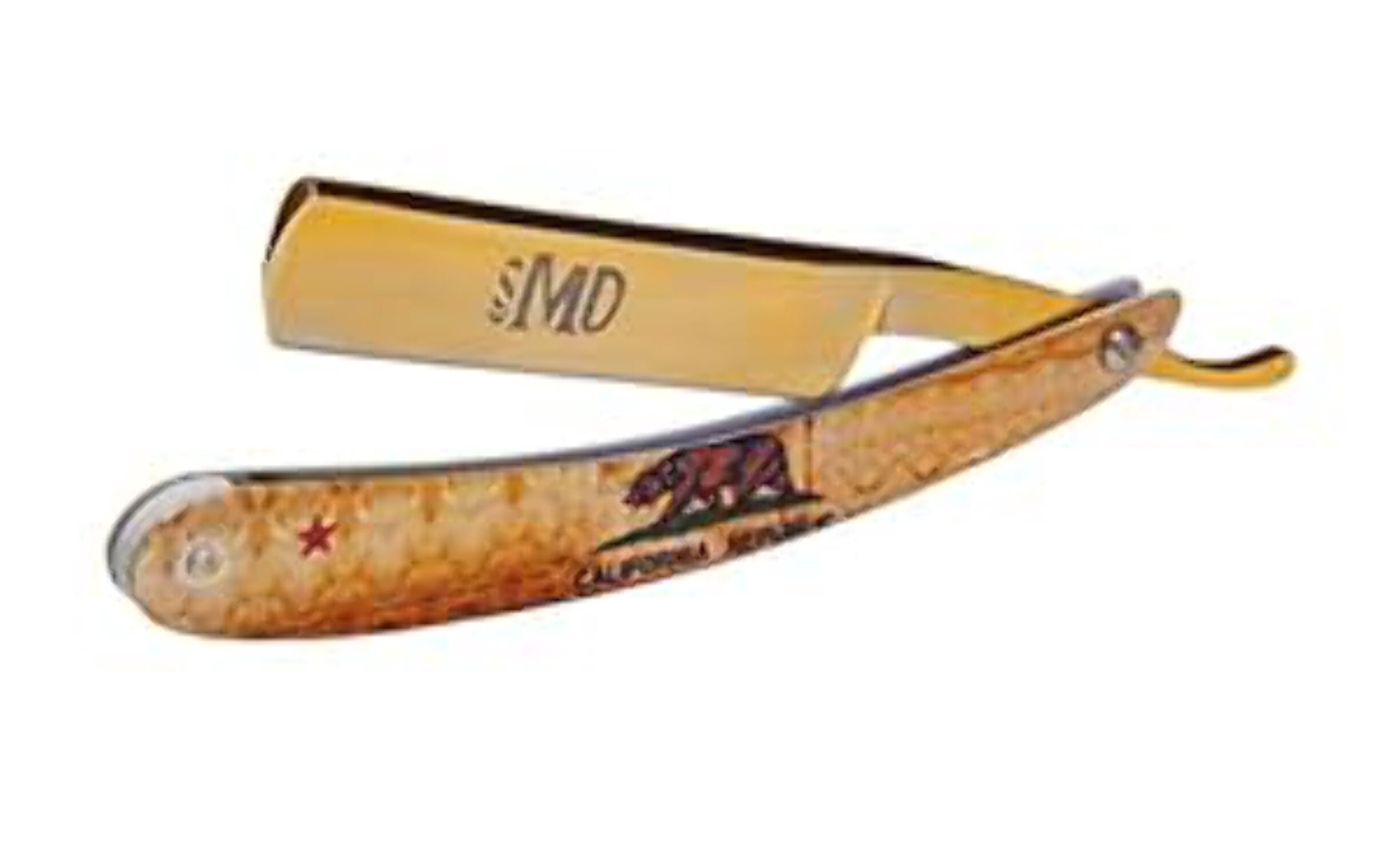 MD® Camo Shave Ready Straight Razor (Gold) - Walmart.com