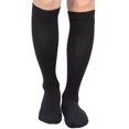 thumbnail image 1 of MD FootThera 6Pairs Cotton Compression Socks for Men Circulation 8-15mmHg Knee High Socks, 1 of 6