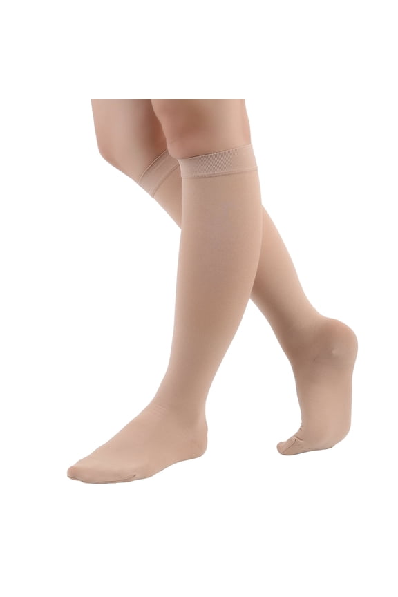 Compression Socks for Women & Men Graduated Support 20-30 mmHg Knee High Length Sock Size M
