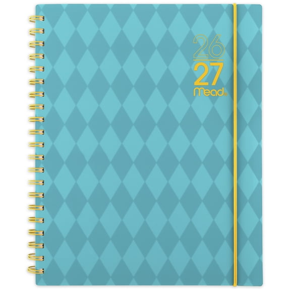 Mead Tranquil Turquoise Planner, 2026-2027, 8.5" x 11"