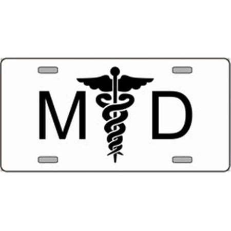 MD Medical Doctor Logo Emblem License Plates