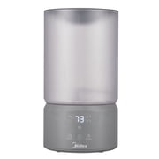 Midea 1 Gallon Gray Ultra-Sonic Cool Mist Humidifier with Aroma Tray and 360° Mist Nozzle, MSU16UC1DG