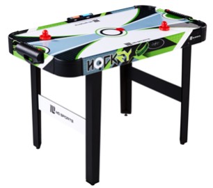 MD Sports 48" Air Powered Hockey Game Table, LED Electronic Scorer, Black/Green - image 1 of 9