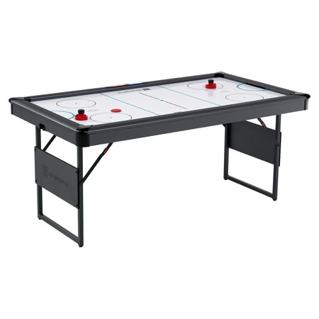 MD Sports 66" Foldable Powered Air Hockey Table Set, 66 inch x 36.75 inch x 30 inch
