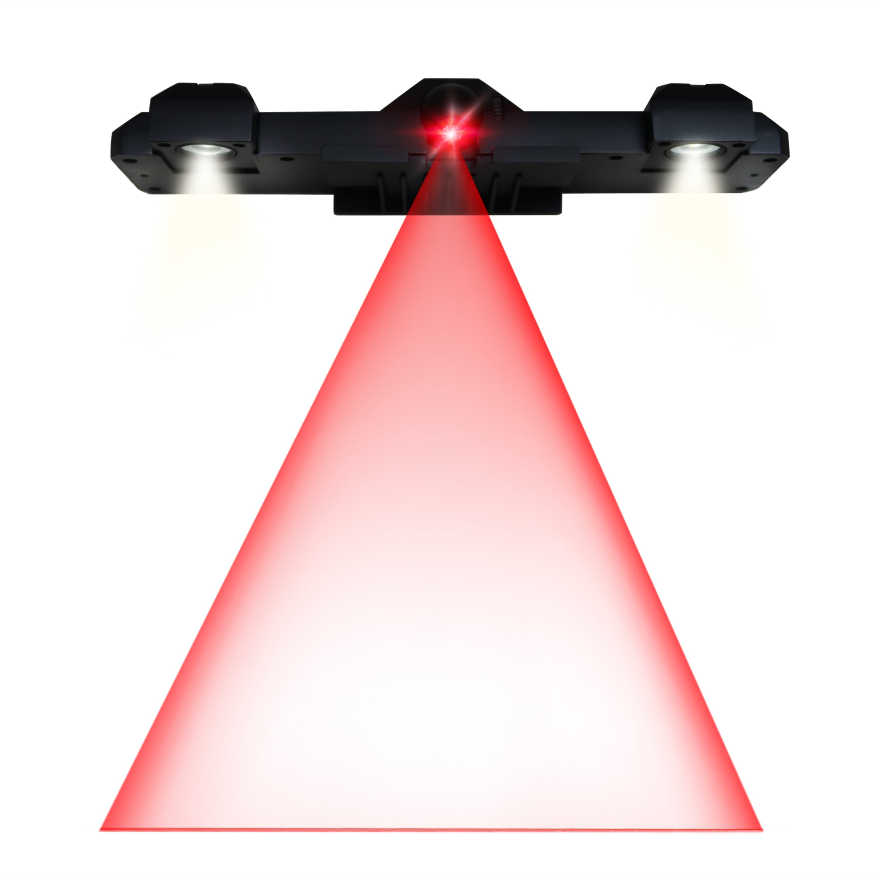 MD Sports Dartboard 2 in 1 Display LED Light and Laser Toe Throw Line