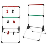 MD Sports Foldable Ladder Toss Game, Red, Green and Black