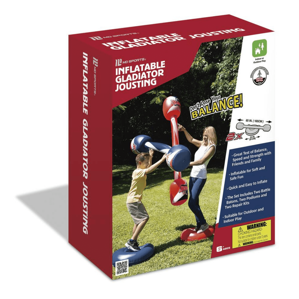 MD Sports Inflatable Gladiator Jousting Outdoor Summer Yard Game