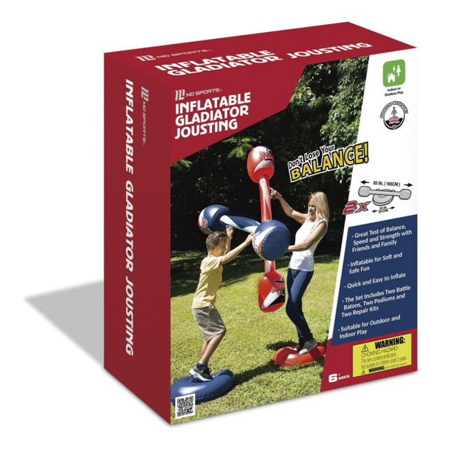 MD Sports Inflatable Gladiator Jousting Outdoor Summer Yard Game