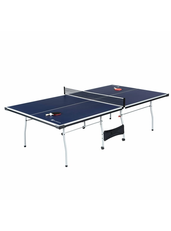 MD Sports Official Size 15 mm 4 Piece Indoor Table Tennis, Accessories Included