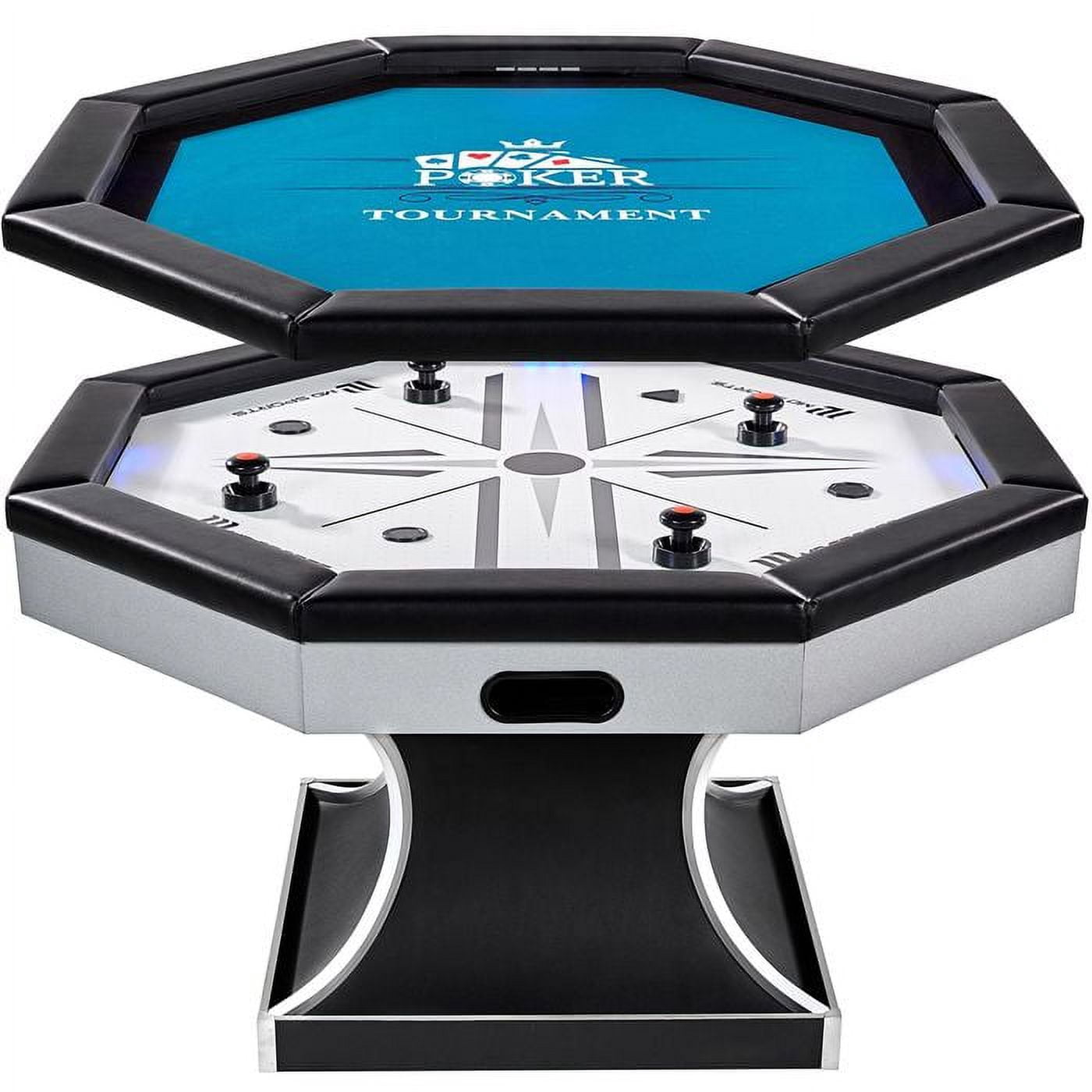 Premium Air Powered Hockey with Portable Poker Mat Morocco Ubuy