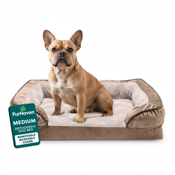 MD- Velvet Waves Ortho P-Comfort Sofa Bed-Brownstone